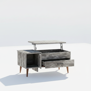 Mesa de Centro Moderna de Lujo con Tapa Elevadora Plegable, Marca <span class=keywords><strong>ERDA</strong></span>, Nuevo Diseño, Muebles de Sala de Estar, Juego de Metal para Comedor, Uso Doméstico - Product Image 6