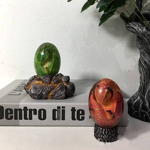 Drago di Lava Luminoso in Uovo TB01, Miniatura Trasparente Luminosa di Uovo di Dinosauro per Giochi e Oggetti Religiosi - Product Image 6