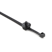 Attaches de fixation pour câbles FT4/2 pièces avec clip de câble / Boucle de fixation séparée pour faisceau de câblage automobile / Supports de câbles style Hellermann