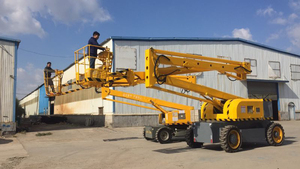 Nuova Piattaforma di Lavoro Articolata Elettrica Semovente da 16M 18M 20M del Produttore Cinese per Sollevamento a Braccio per Lavori Aerei - Product Image 4