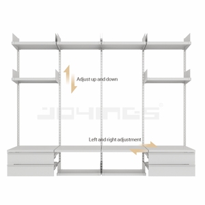 خزانة تلفزيون قابلة للتعديل مجانًا مثبتة على الحائط رف كتب عالي الجودة من الفولاذ الكربوني رفوف تخزين ورفوف مخصصة بسيطة - Product Image 3