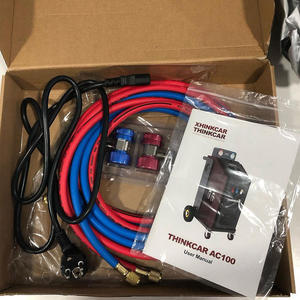 Thinkcar AC100 Automático Automotriz <span class=keywords><strong>Coche</strong></span> <span class=keywords><strong>Aire</strong></span> <span class=keywords><strong>Acondicionado</strong></span> Ac Refrigerante Recuperación Refrigerante Máquina de llenado de <span class=keywords><strong>gas</strong></span> refrigerante Ac Flush Machine - Product Image 4