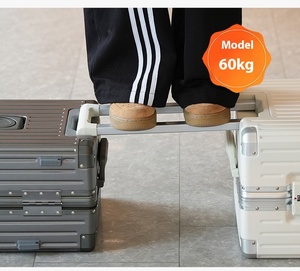 Valise de Voyage OMASKA Personnalisée en ABS, 20, 22, 24, 28 Pouces, HAUTE Qualité, à Roulettes, en Aluminium - Product Image 3