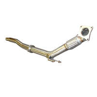 Hochwertiges 3 "Turbo Fallrohr aus Edelstahl für VW Golf GTi MK5 MK6 Jetta Passat Audi A3 2.0T Fallrohr