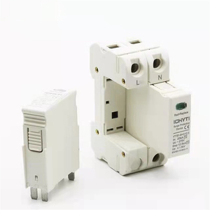 CHYT T1 + T2 YTTS1-<span class=keywords><strong>B</strong></span> + <span class=keywords><strong>C</strong></span>/12.5 2P guida Din a bassa tensione AC 275V 20KA-40KA 12.5KA limitatore di sovratensione parafulmine SPD - Product Image 4