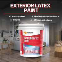Peinture acrylique époxy mate haute protection pour extérieur, revêtement liquide pour pierre, application facile au pinceau pour murs, toitures et surfaces multiples