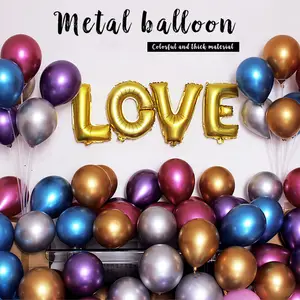 Globos personalizados Fabricantes Globos de metal cromado metálico bolsa de 12 pulgadas importación exportación globos de látex - Product Image 4
