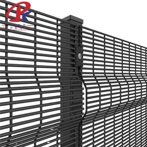 سياج أمان عالي 358 مصنوع من شبكة سلكية ملحومة ومطلية بالبودرة، مضاد للتسلق وذو رؤية واضحة، متوفر مباشرة من المصنع - Product Image 6