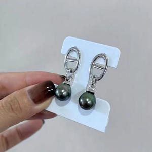 ต่างหูเงินแท้ S925 สำหรับทำเอง พร้อมอุปกรณ์ตกแต่งมุก แฟชั่นทันสมัย พร้อมฐานต่างหูแบบแข็ง รองรับลูกปัดทรงกลมขนาด 10-15 มม. รุ่น 22028 ต่างหูแบบห้อย DIY - Product Image 1