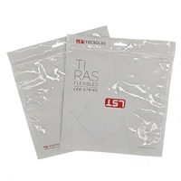 Kantong Zipper Anti-Statik Aluminium Foil ESD Ukuran Khusus, Kantong Aluminium Penghalang Kelembapan untuk Pengemasan Semikonduktor