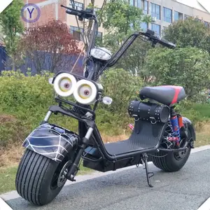 2 Wheel 60V 12Ah 1000W Electric Scooter City Coco Motorcycle With 1 Seat