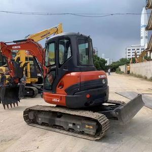 รถขุดขนาดเล็ก U55-4 มือสองนำเข้าจากญี่ปุ่นแท้ ปั๊มไฮดรอลิก ใช้งานมาแล้ว 300 ชั่วโมง เครื่องยนต์ได้รับการรับรองมาตรฐาน CE น้ำหนัก 5500 กก. ราคาดีที่สุด - Product Image 1