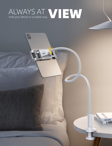Soporte para Tablet Lamicall LS07 al por Mayor, Soporte Metálico Flexible para Cama, Sin Deformación, Brazo Ajustable, Abrazadera, Precio de Fábrica - Product Image 3