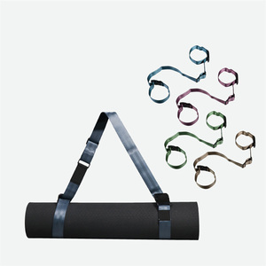 Cinghia Regolabile Multifunzione per Tappetino Yoga, Design a Doppia Cinghia, per Arrotolare e Trasportare, Supporto per Allungamento - Product Image 1