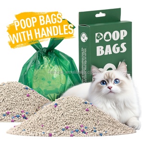 Sacs à déjections canines biodégradables en EPI HDPE extra épais avec poignée, vente en gros du fabricant, personnalisables - Product Image 1