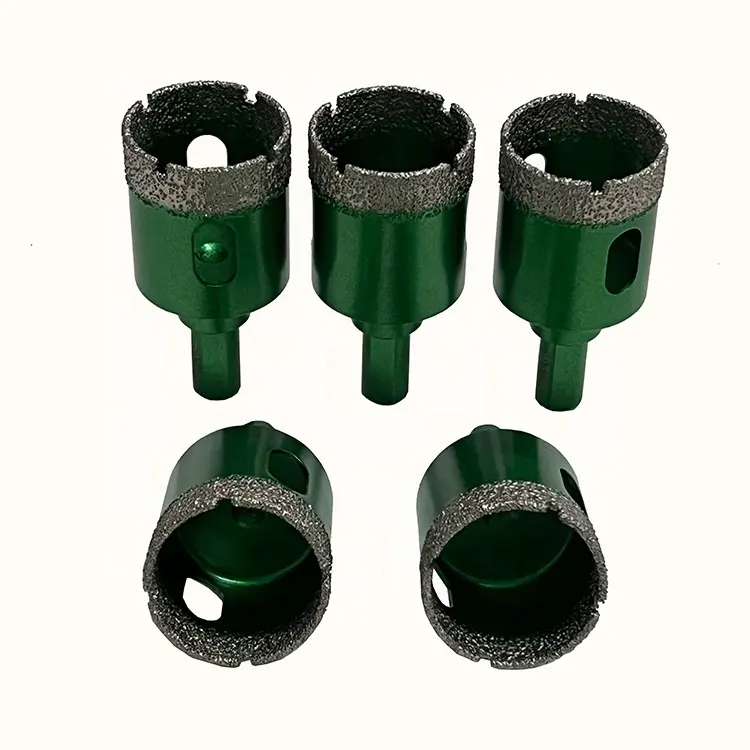 Angle Grinder Vacuum Brazed Dry Drilling Core Drill Bits Diamond Hole Saw for Porcelain