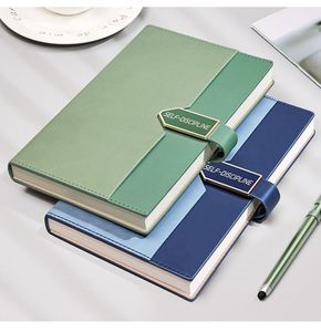 Carnet de notes professionnel haut de gamme A5 en PU, design de poche, boucle magnétique, logo personnalisé, multicolore, luxe de bureau, 100 feuilles, UV - Product Image 1