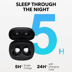 Audífonos Intrauditivos Cómodos para Dormir de Lado SKJ con Indicador LED 5.3, Chipset JL, Resistencia al Agua IPX4, Sonido Estéreo de Alta Fidelidad, 20h, Tipo-C - Product Image 4