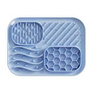 Innovative Stabile Labyrinth-Struktur Silikon-Schleckmatte für Haustiere für <span class=keywords><strong>Gesunde</strong></span> Fressgewohnheiten Rutschfeste Premium Langsam-Fress-Napf-Set - Product Image 6