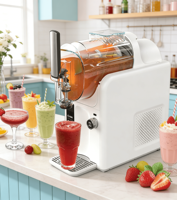 Máquina Profesional Eléctrica para Hacer Bebidas Congeladas y Granizados, Ideal para el Hogar y Tiendas de Snacks