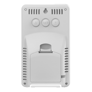 <span class=keywords><strong>Pluviomètre</strong></span> numérique sans fil <span class=keywords><strong>professionnel</strong></span> en plastique avec écran LCD, station météo avec thermomètre-hygromètre et horloge, personnalisation OEM/ODM prise en charge - Product Image 2
