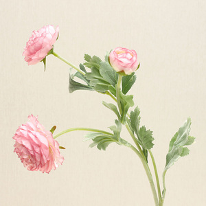 Bouquet de fleurs artificielles en soie, 20 pouces, trois têtes, toucher réel, écologique, fait main, imperméable, moderne, pour mariage, fête des mères - Product Image 6
