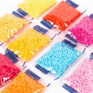 <b>Plastic</b> Square <b>Beads</b> 1000Pcs Per Bag Colorful Assortment For Crafting And DIY Projects - Product Image 1