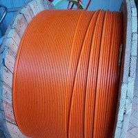 Câbles d'égouttage de 10 mm 2000 m, grand tambour, conduit de guidage, câble à fibres optiques à pousser et à tirer, tambour en fibre de verre