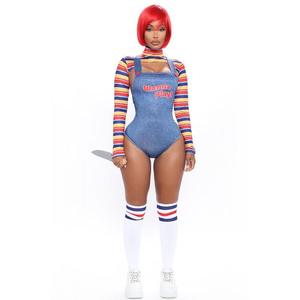 Disfraz de <span class=keywords><strong>Chucky</strong></span> Sexy de Talla Grande para Mujer, Estilo Nuevo para Halloween - Product Image 2