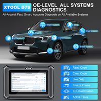 XTOOL D7S Support d'outil de Diagnostic DoIP CAN FD ECU Codage Scanner bidirectionnel Programmation de clé OE Diagnostic complet Batterie 5000mAh