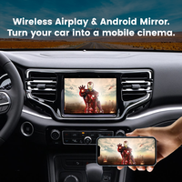 Wireless CarPlay Retrofit Android Auto Upgrade pour Jeep Uconnect 8.4 Interface Box Grand Cherokee Multimedia Wrangler Module