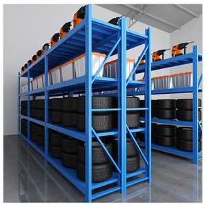 Unidad de estantería de metal <span class=keywords><strong>con</strong></span> conexión de tornillo vertical desmontable para estanterías de almacén/Almacenamiento de garaje <span class=keywords><strong>con</strong></span> gran capacidad de carga - Product Image 5