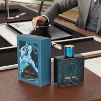 Eau de Parfum en Spray 100ml Menthe Pin Parfum Floral Fruité Citron Luxe Rafraîchissant et Revitalisant pour Homme