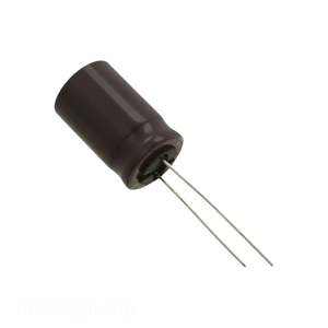 Condensateur à traversée de trou UCS2G220MHD, Distributeur agréé, CAP ALUM 22UF 20% 400V RADIAL TH 22 uF - Product Image 1