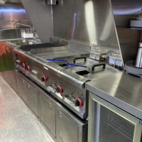 Acier inoxydable sur mesure pour chariot à hot-dogs de style rétro, camion à pizza, cuisine mobile de restauration rapide, stand alimentaire mobile, résistant à la rouille
