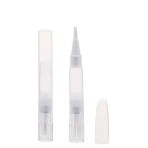 1.5ml 2ml 3ml 4ml 5ml makeup Accessories Tube Container Lip Gloss Cuticle Oil Nail Polish Empty Twist Pen with Brush applicator