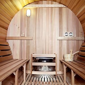 4-6 Mensen Warmtebehandeld Hout Vat Outdoor Sauna Kamers Stoomsauna Kamer Persoonlijke Stoomdouche Sauna Sauna Combo Te Koop - Product Image 2