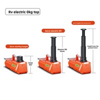 Gato hidráulico eléctrico de aleación de aluminio de 15T de alta resistencia con luz LED 12V CC, 12 meses de garantía para elevación de sedanes, furgonetas, SUV y camiones