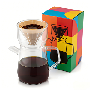 กาต้มกาแฟดริป Emode รุ่นใหม่ คุณภาพสูง ทำจากแก้ว - Product Image 1