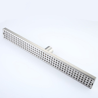 Ledfre — Drain de sol en acier inoxydable 304, évacuation de douche/canal de douche Long, personnalisé
