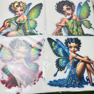 Vinile Termotrasferibile DTF, Stampe Serigrafiche, Adesivi con Design di Farfalle Adorabili per Abbigliamento - Product Image 4