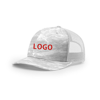 Gorra de malla con bordado personalizado 112PFP, gorra Richardson 112 de 5 paneles con estampado de camuflaje para hombre