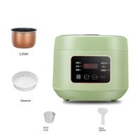 Nuevo diseño Samsung Delux persa 1 litro olla arrocera Baja en Azúcar Diabetes Kapok Silver Crest olla arrocera eléctrica