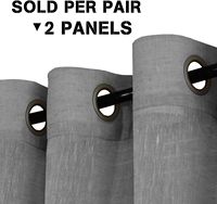 Rouleaux de Tissu Voile Uni en Polyester Léger et de Haute Qualité pour Rideaux, Idéal pour la Maison et l'Occultation du Soleil dans les Salons