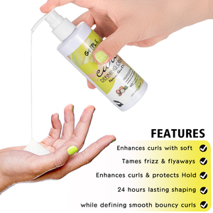 Huile de karité de marque privée, <span class=keywords><strong>Gel</strong></span> <span class=keywords><strong>coiffant</strong></span> hydratant Anti-frisottis, crème ondulée pour cheveux bouclés, boucles de définition, crème hydratante - Product Image 3