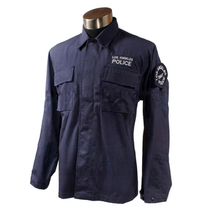 Uniformes Tácticos Negros Formales OEM, Unisex, Resistentes al Desgarro, Transpirables, Anti-UV, Antiestáticos, para Exteriores, 100% Poliéster Denim, Personalizables - Product Image 1