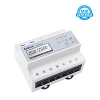 Compteur d'énergie sans fil Eastron SDM530-LR triphasé à connexion directe au réseau LoraWAN, contrôle à distance