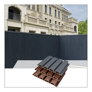 Bên ngoài Gỗ nhựa <span class=keywords><strong>composite</strong></span> <span class=keywords><strong>WPC</strong></span> trang trí nội thất louvers tường ốp ngoài trời trong nhà 3D rãnh <span class=keywords><strong>WPC</strong></span> tường Bảng điều khiển Hội Đồng Quản Trị - Product Image 1