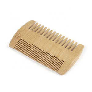 Peigne en bambou Vintage Vegan à double Action, démêlante, fait à la main, pour cheveux et oreilles, - Product Image 3