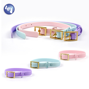 Correa y collar de perro de PVC de tendencia popular collar de perro de goma de correas suaves ajustables para perros - Product Image 2